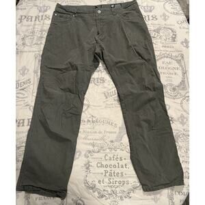 Kuhl Vintage Patina Dye Hiking Pants Mens 38 x 32 Revolvr Rogue Stretch Olive